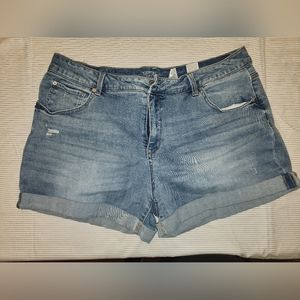 Time and tru jean shorts size 18